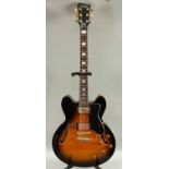 Hoyer Cleveland VS halbakustische E-Gitarre, augenscheinlich unbespielt