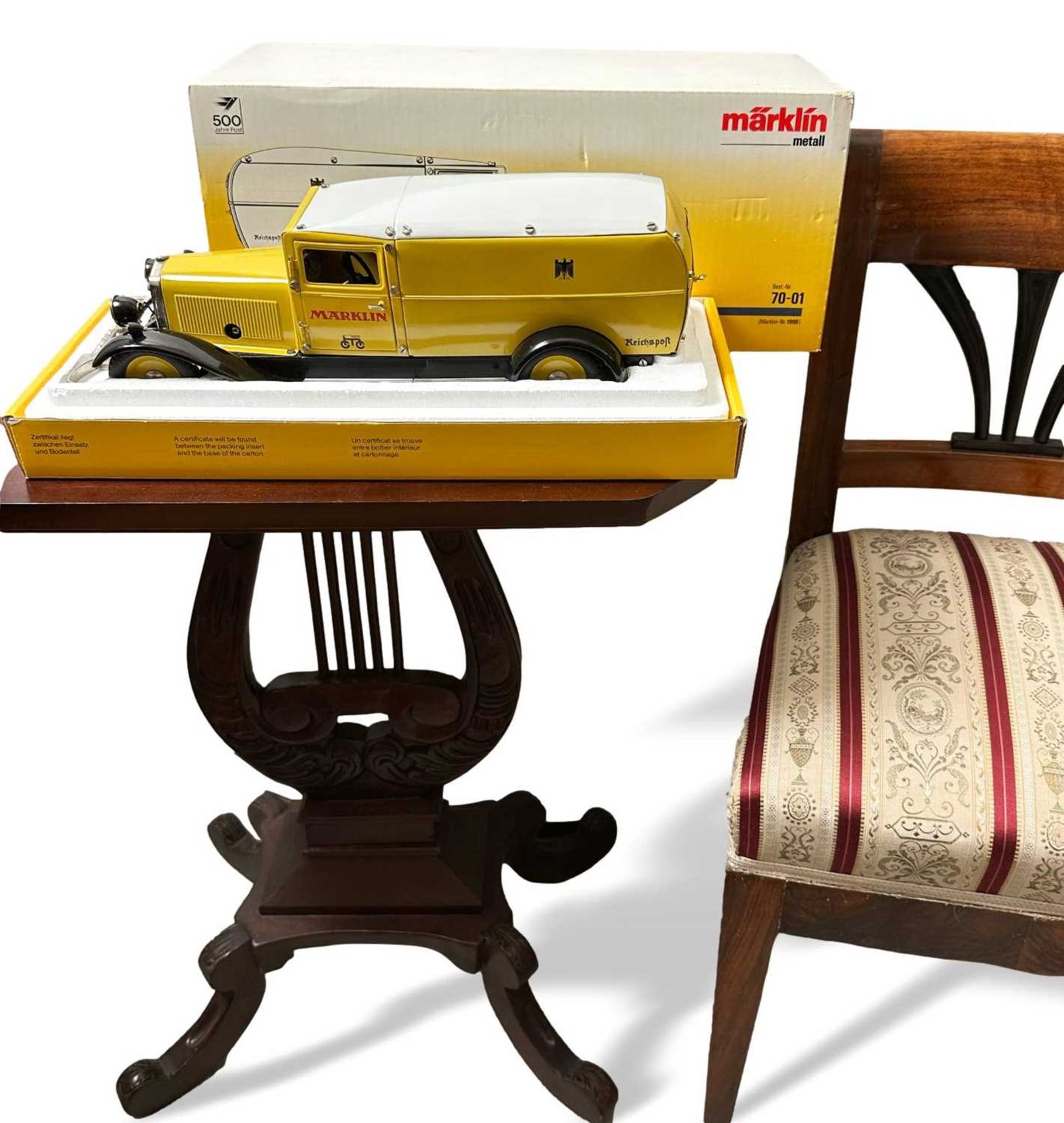 Märklin Metall 1990 70-01 Post Paketauto Reichspost, mit Originalverpackung und Zertifikat - Bild 2 aus 5