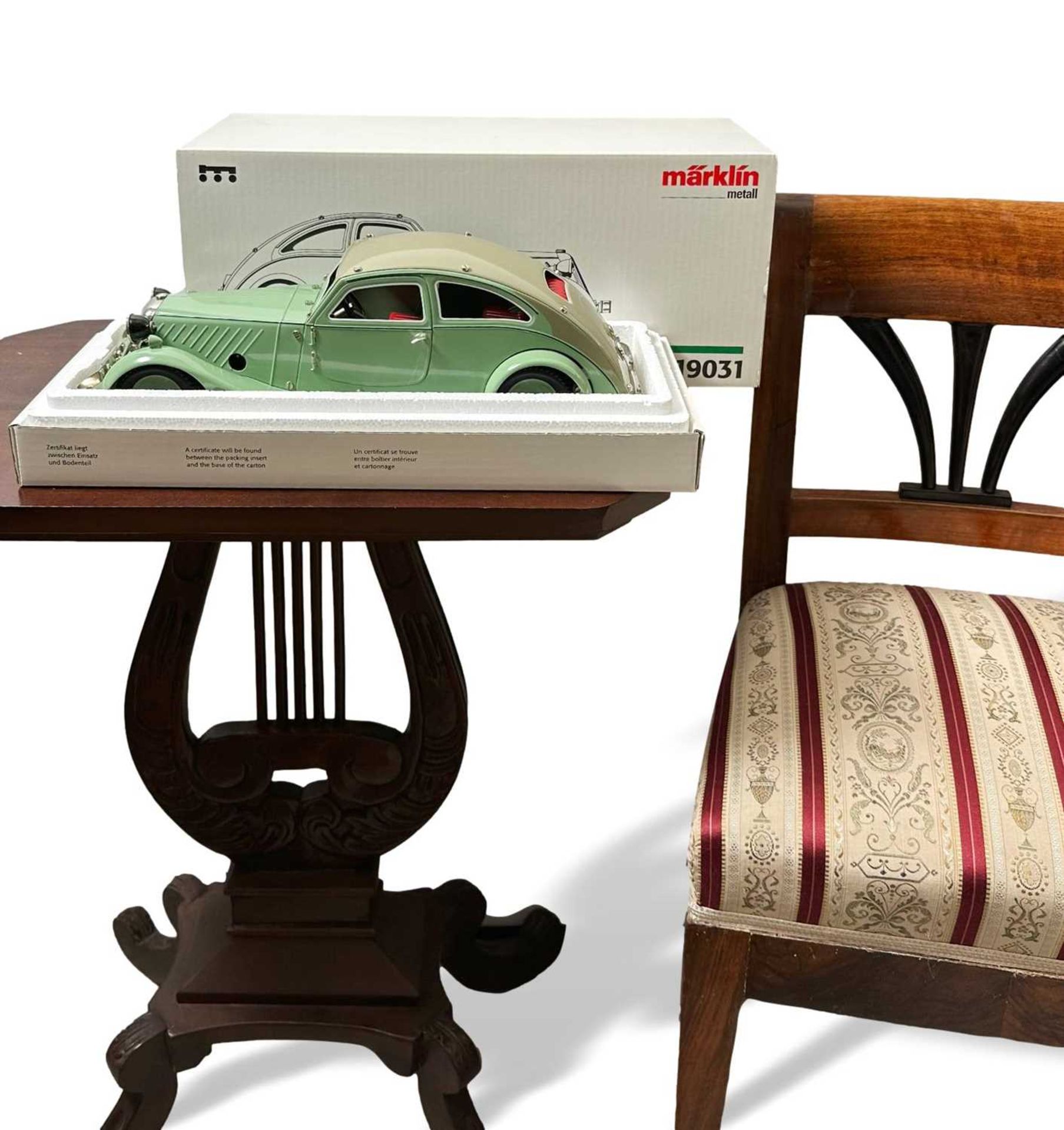 Märklin Metall 19031 Stromlinien Limousine, mit Originalverpackung und Zertifikat - Bild 2 aus 5