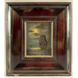 Bürklein, Gottfried (1845-1906), Ölgemälde, Schiff im englischen Kanal, maritim