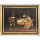 Kottmann, Friedrich (1885-1945), Ölgemälde um 1928, eine interessante Erzählung