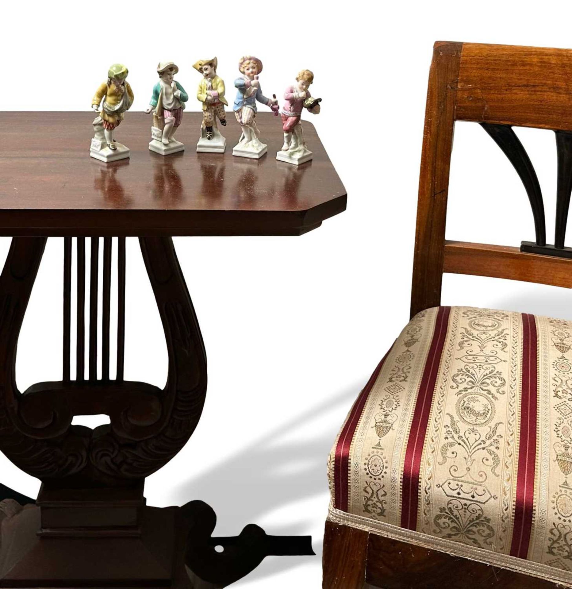 Meyer, Friedrich Elias (1723-1785) Entwurf, KPM Berlin 5 Porzellan Monatsfiguren Sternzeichen - Bild 2 aus 10