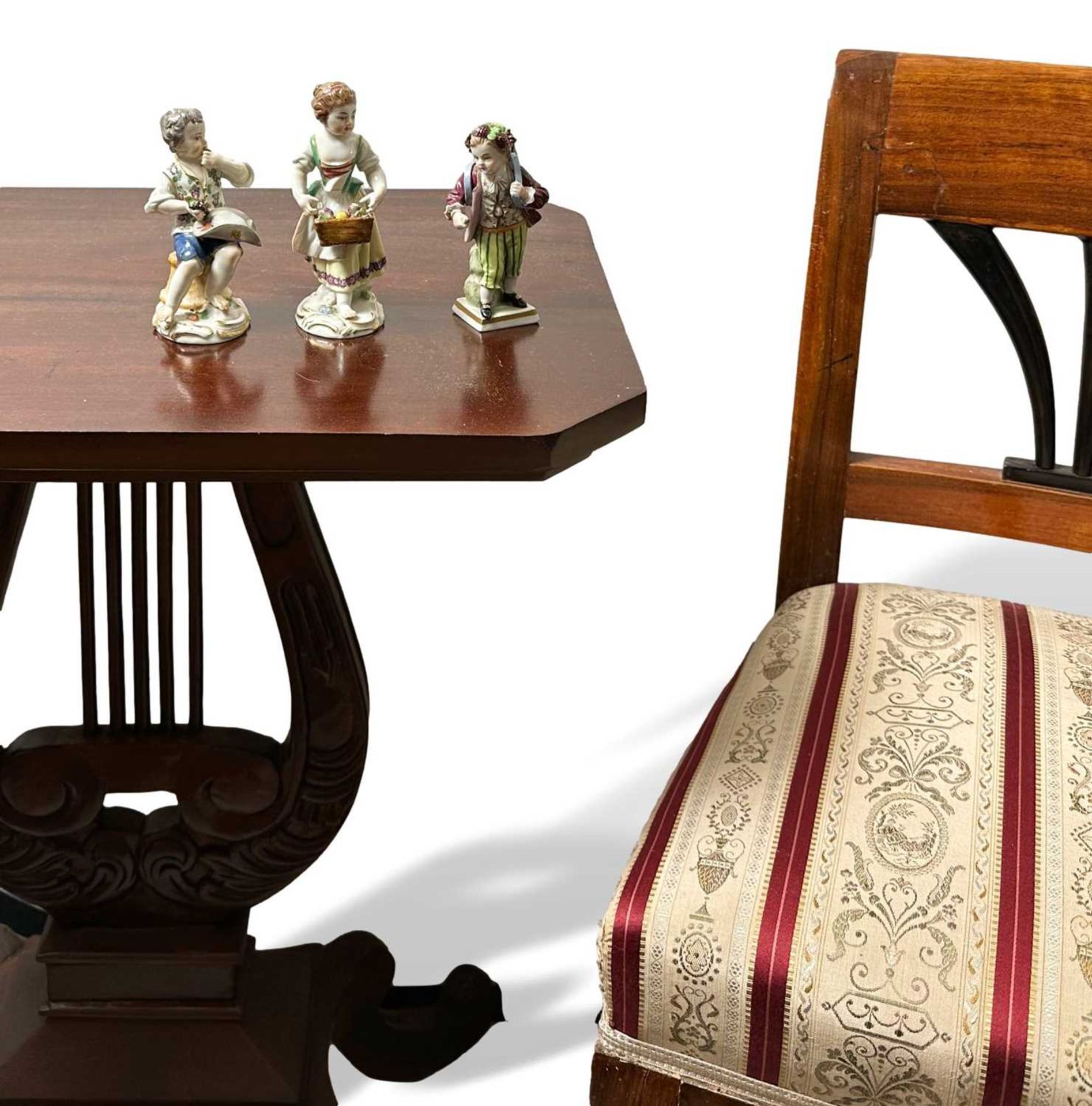 Kaendler, Johann Joachim (1706-1775) Entwurf, Meissen 2x Porzellan Figur Gärtner dazu 1x Rudolstadt - Bild 2 aus 13