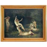 Kopie nach William Adolphe Bouguereau, Gemälde 20./21. Jahrhundert, The Nymphaeum, ca. 142cm breit