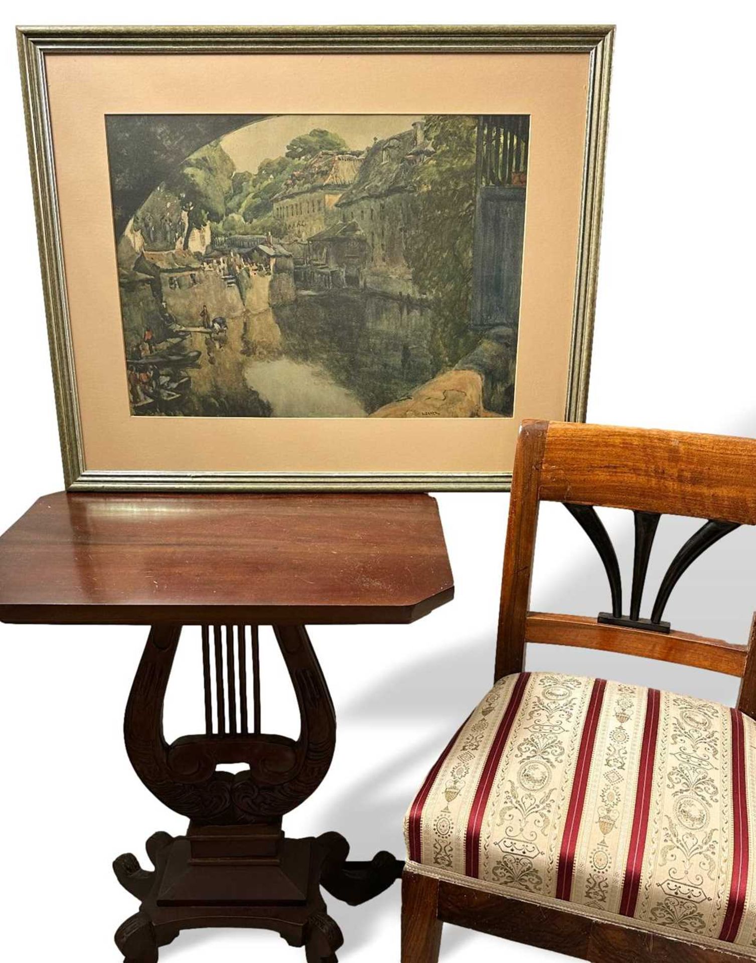 Zeyer, Jan Angelo (1878-1945), Aquarell, Čertovka Kanal in Prag Moldau - Bild 2 aus 7