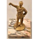 Small figurine of an Austrian officer