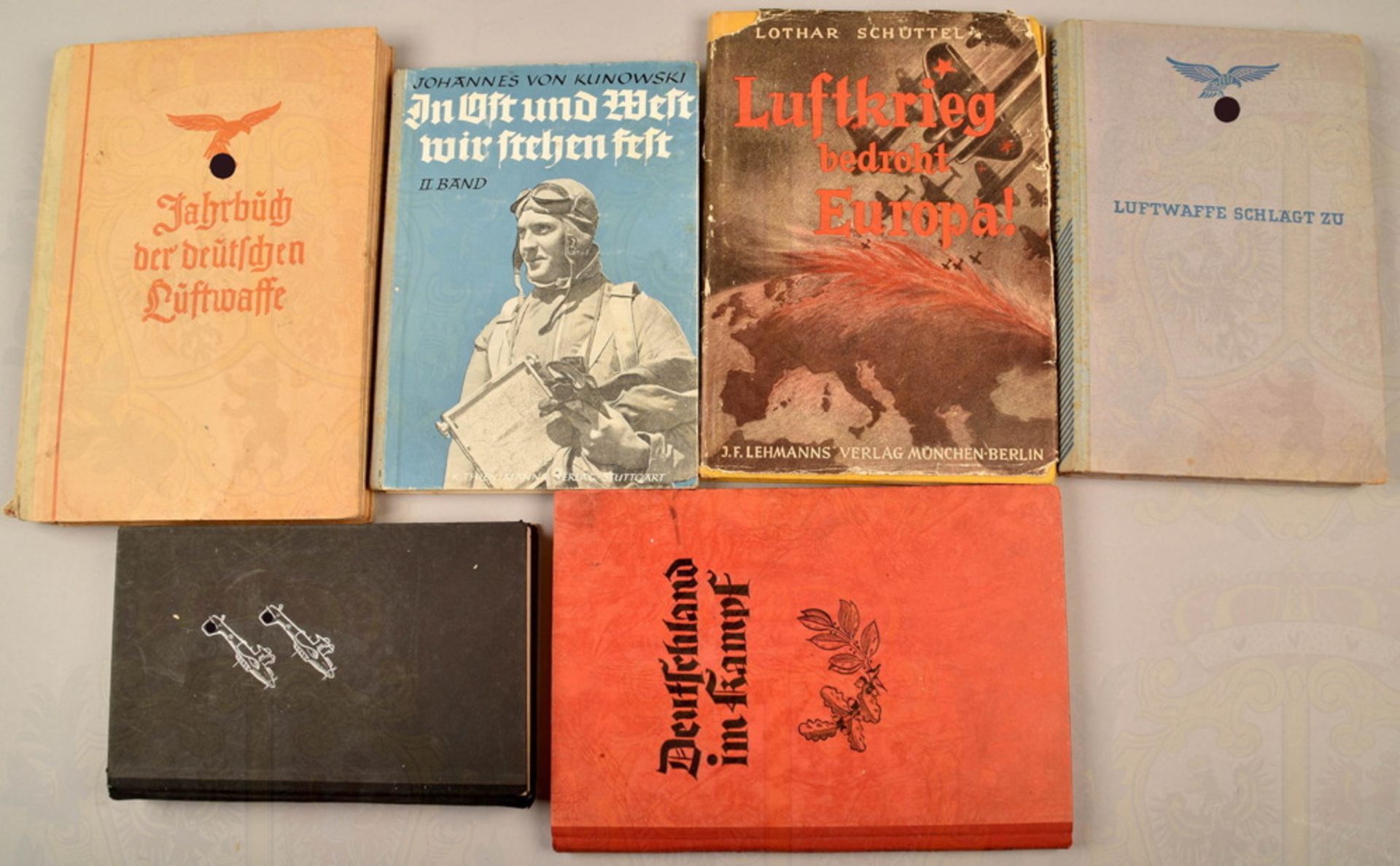 6 German military books World War 2
