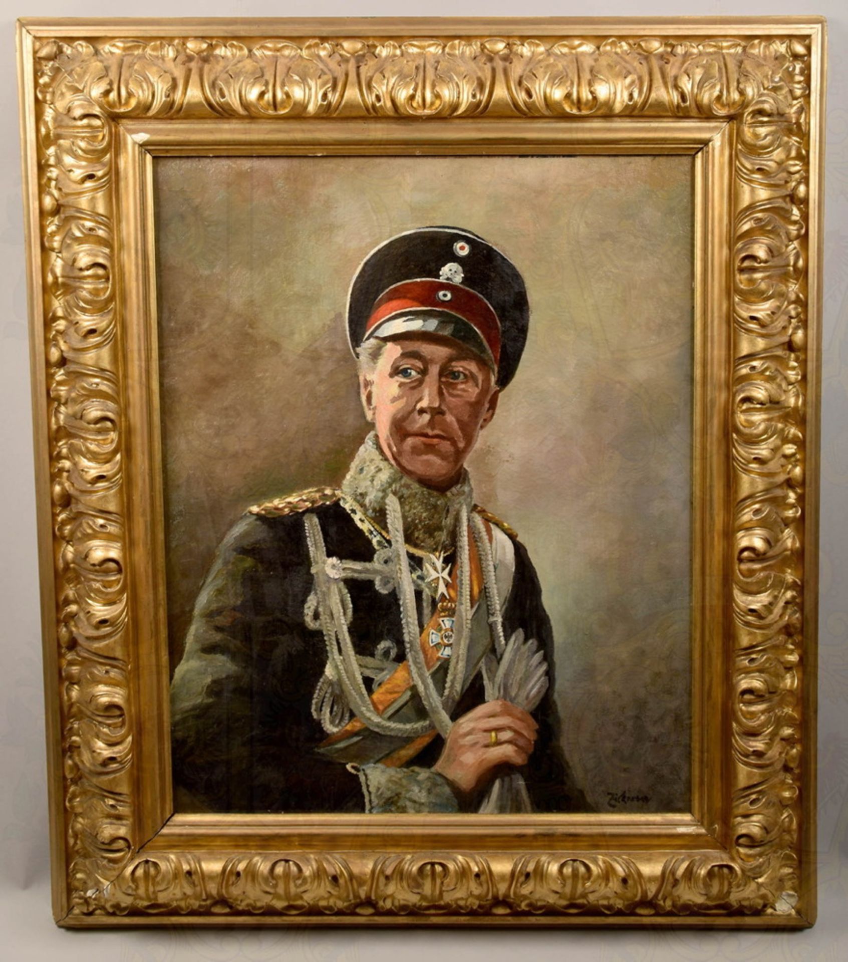 Portrait Kronprinz Wilhelm von Preussen 1. Leib-Husaren-Regiment - Bild 2 aus 4