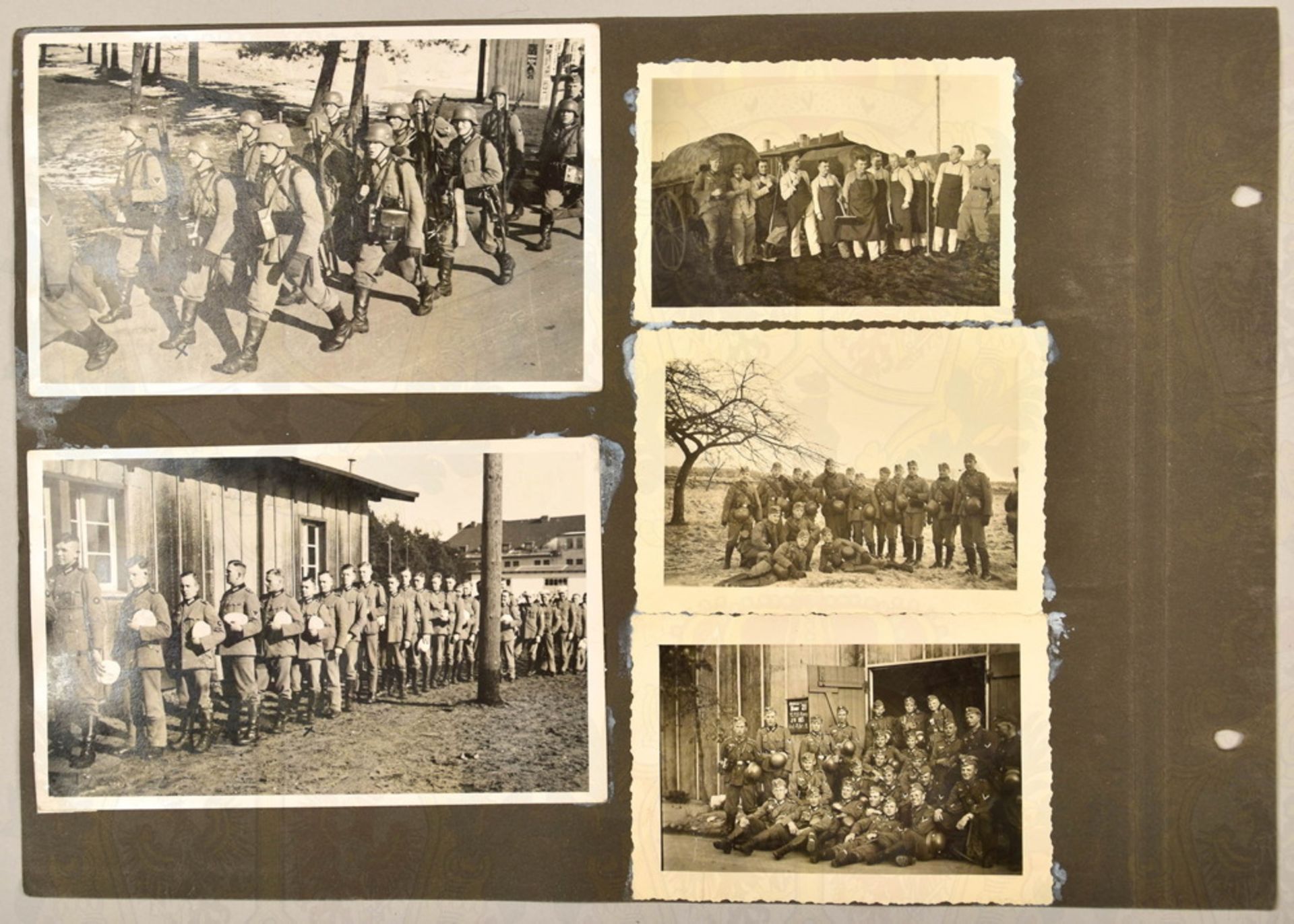 2 Wehrmacht photo album and 13 album sheets with 200 photos - Image 3 of 4
