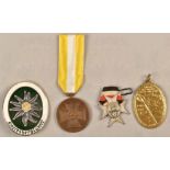 4 German military medals