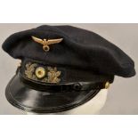 Visor cap for German Navy Warrant Officers