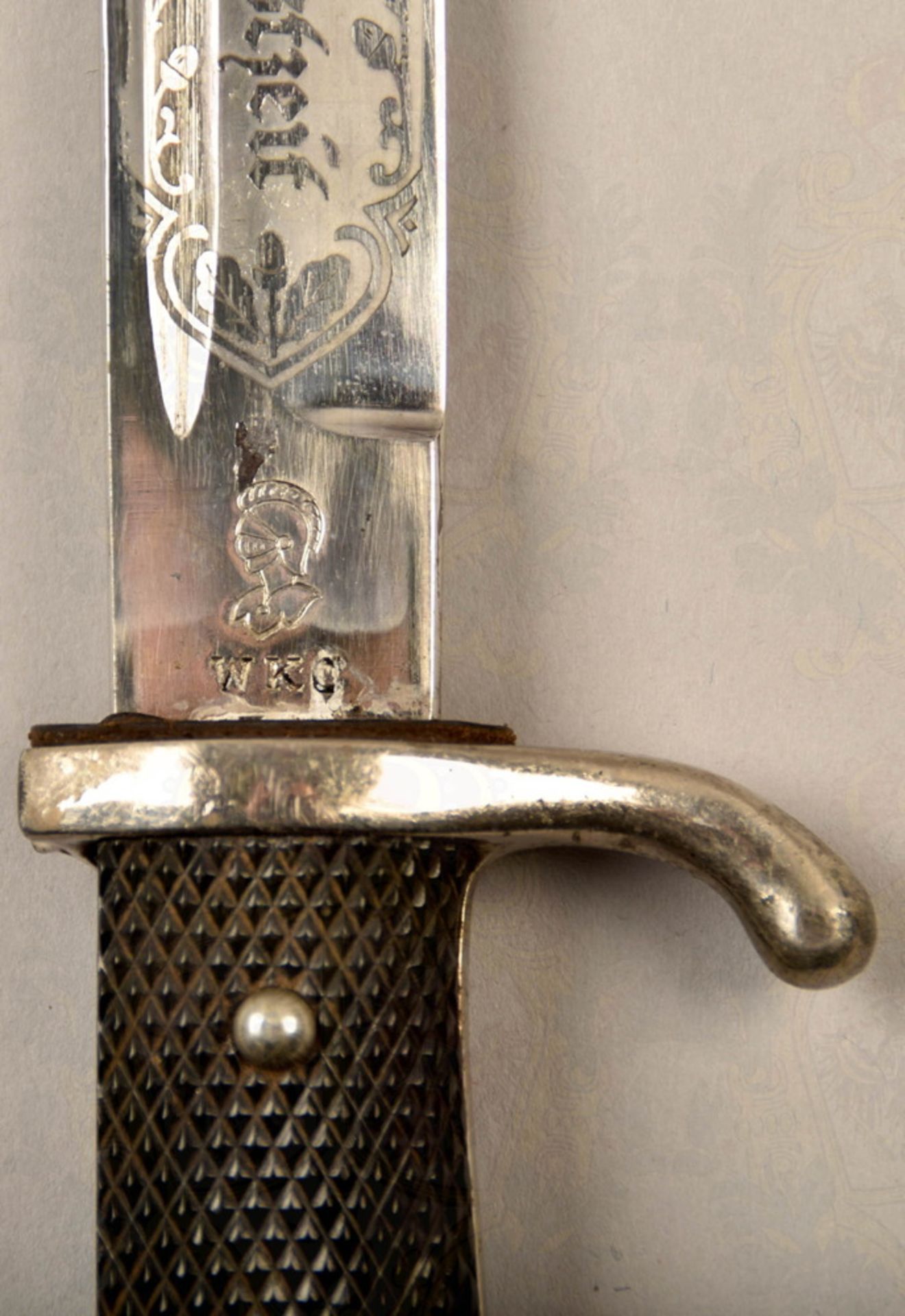 Wehrmacht dress bayonet 98 with etched blade - Image 3 of 4