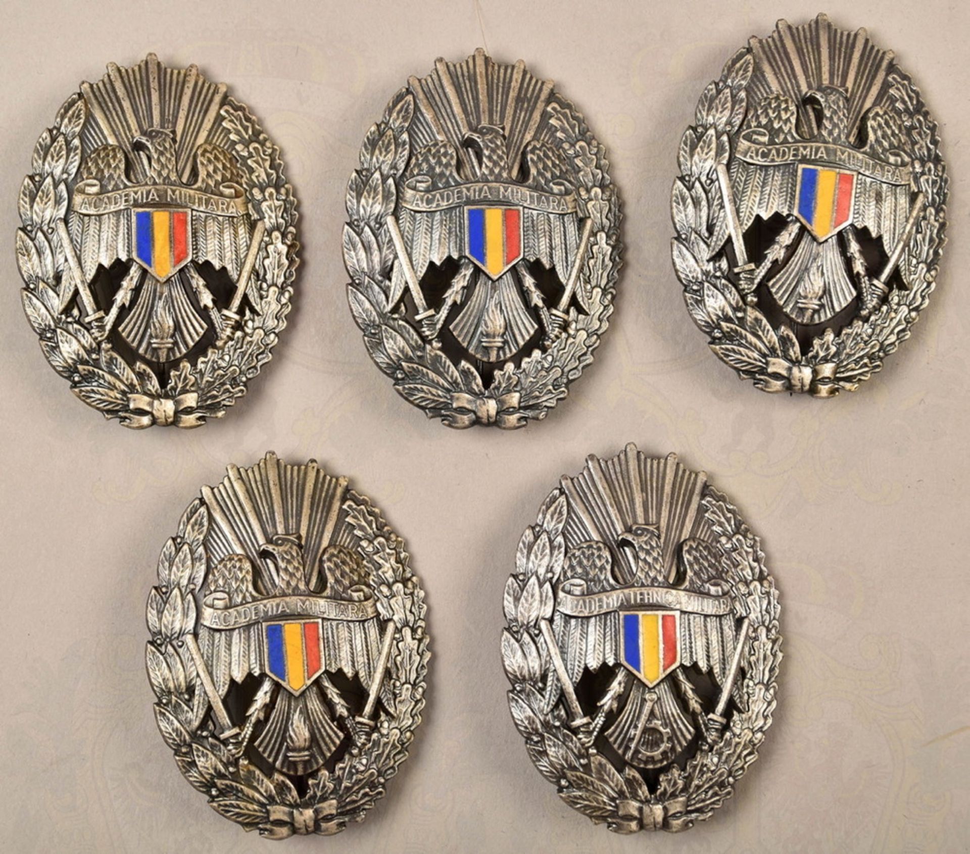 5 Absolventenabzeichen Militärakademie Rumänien