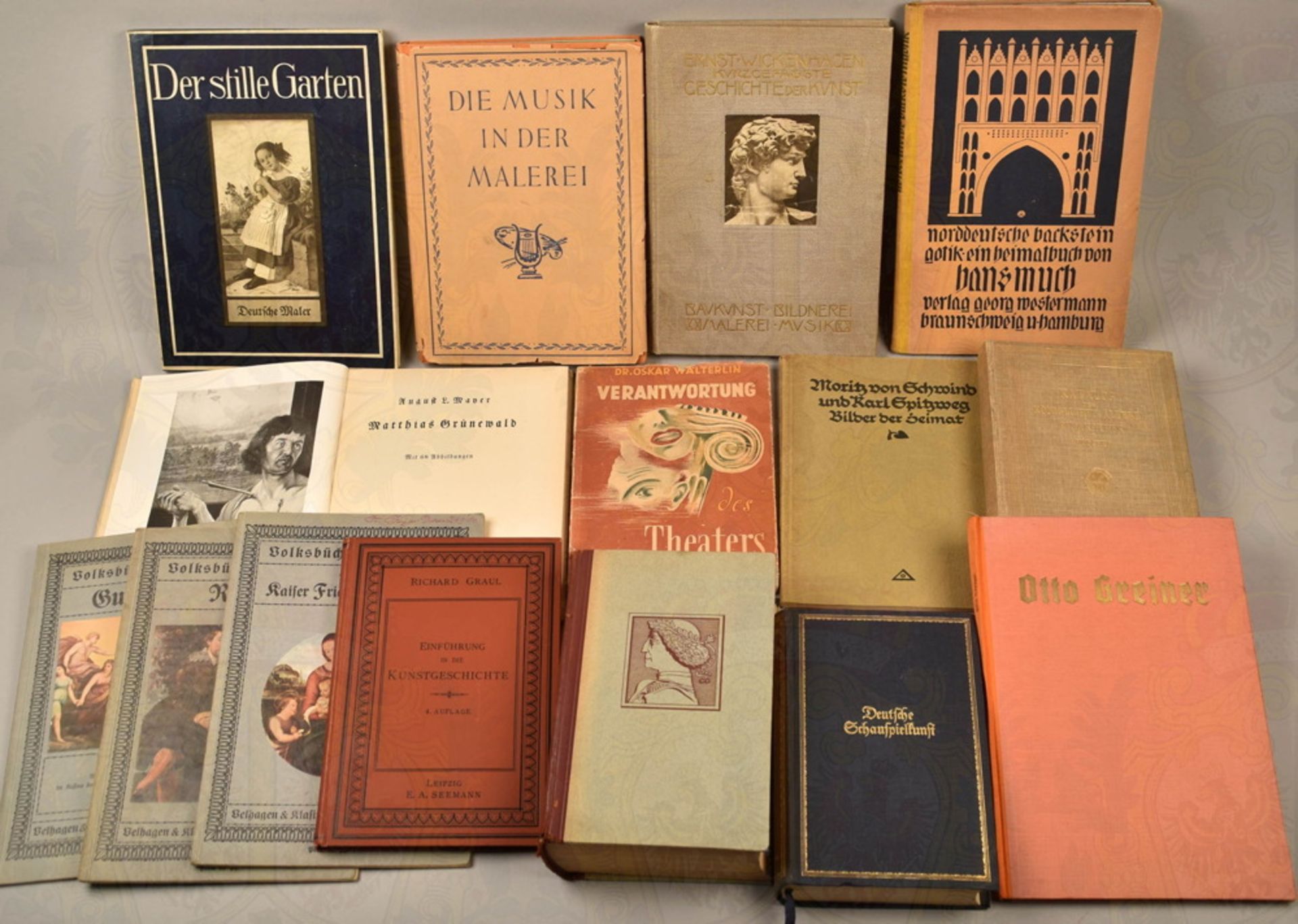 Collection 30 German book art, music, theatre 1904-1964