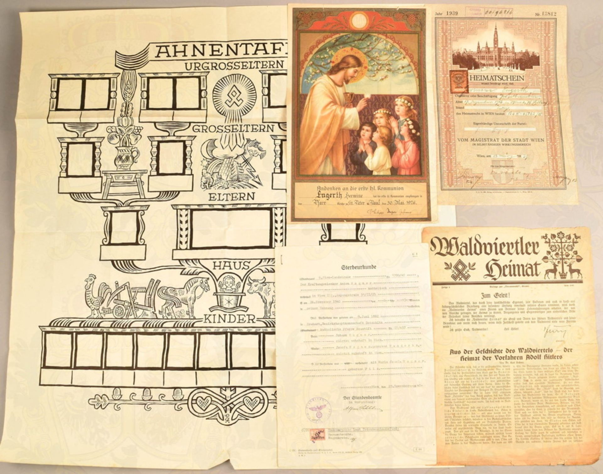 Genealogical tables and posters - Image 2 of 2