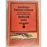 Official telephone directory of Berlin 1941