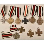 10 Honour Crosses 1914-1918