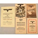 Collection of documents Reich competition 1936/1937