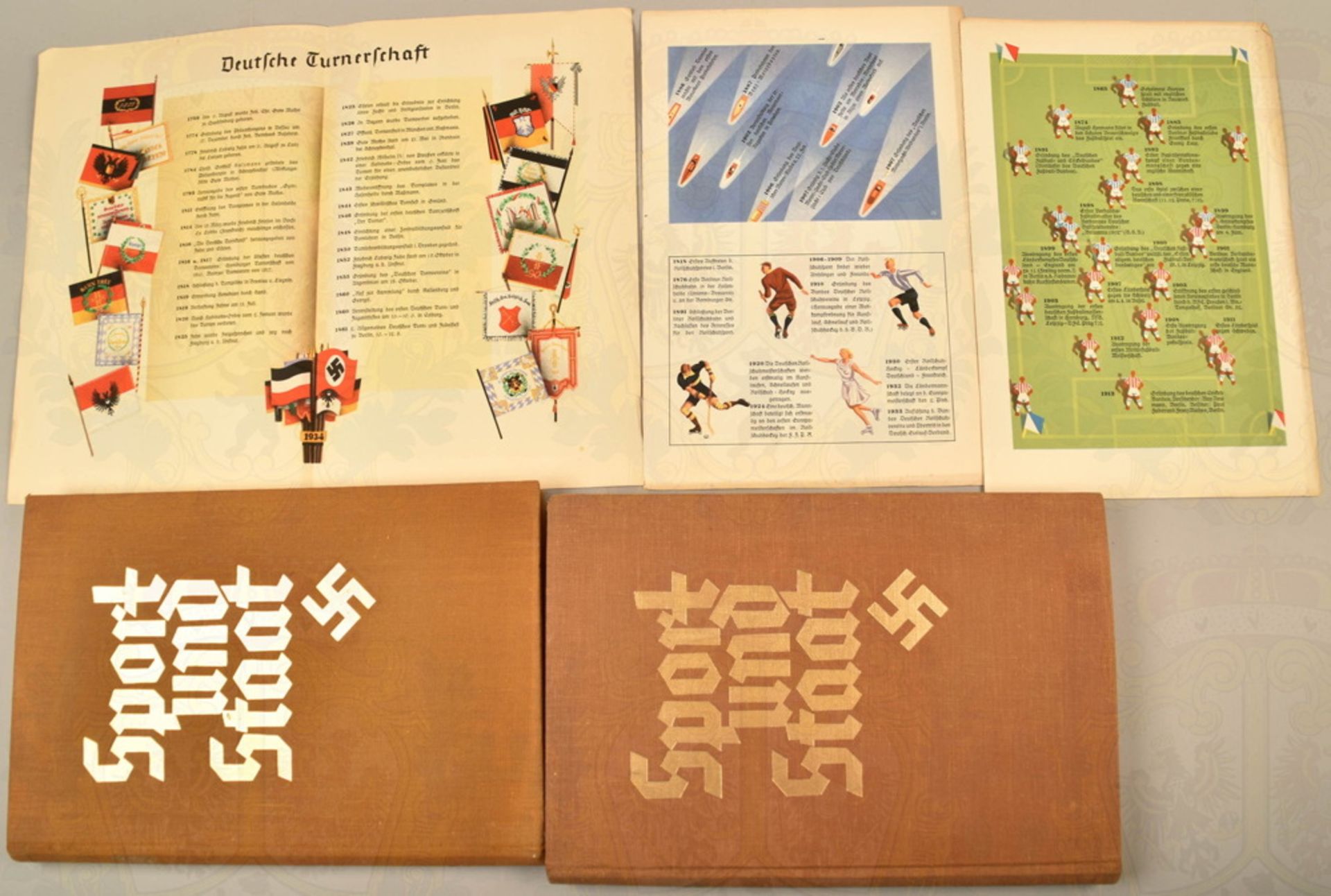 2 Sammelalben Sport und Staat 1936/1937 - Bild 2 aus 3