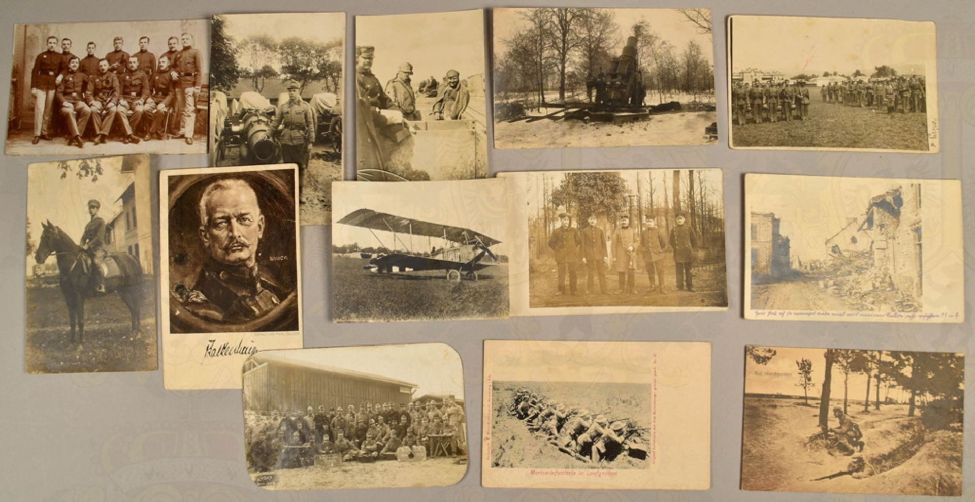 115 Fotos und AK 1. Weltkrieg 1915-1918