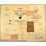 Estate of documents of a Reichsbahn official