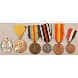 6 Ehrenzeichen/Medaillen Deutschland und Frankreich