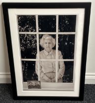Framed portrait photograph of Nanza Hughes. Overall size including frame 76cm x 56cm. This is her