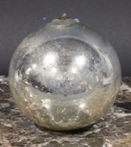 Folklore, Superstition and Witchcraft - a 19th/early 20th century mercury-silvered witch's ball,