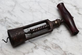 Helixophilia - a 19th century Twigg & Bateman patent mechanical corkscrew, traces of copper varnish,