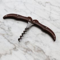 Helixophilia - an early 20th century German novelty travelling pocket corkscrew, the celluloid grips