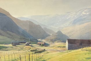 William Heaton Cooper (1903 - 1995) Early Morning, Reimgrend signed, label to verso, watercolour,