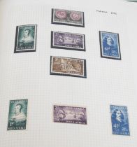 Stamps - four Senator stamp albums, containing South African and Colonies, early 1990's and later,