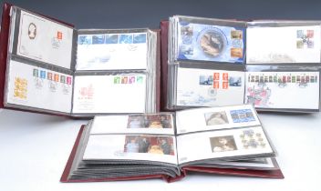 Stamps - GB FDC collection, housed in ten binders, 1983 - 2001, including booklets, booklet