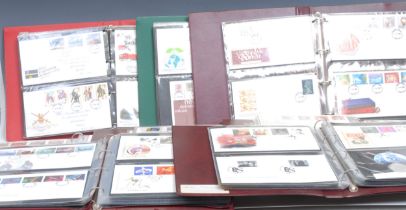 Stamps - QEII FDC collection, housed in eight binders, 1979 - 2000