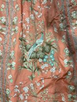 Interior Decoration, Textiles and Furnishings - two pairs of large country house lined curtains,