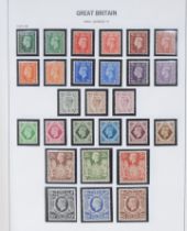 Stamps - GB collection in binder, SG:PEG album, 1840-1970, a fantastic collection from 1840 1d black