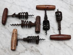 Helixophilia - an early 20th century spring barrel corkscrew, of advertising interest, the handle