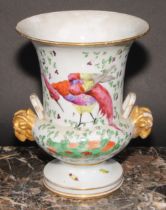 A 19th century campana vase, in the Chinese export style, possibly Samson Paris, painted with