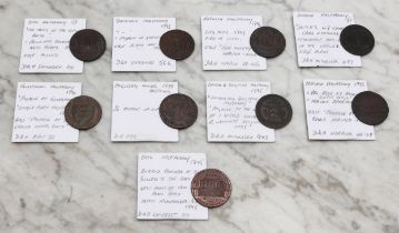 Tokens - London halfpenny, c.1795, Salter's 47 Charing Cross London, Cheapest Hat-Warehouse in the