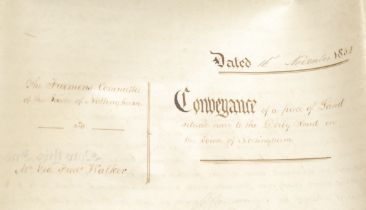 Derbyshire and Nottinghamshire: a collection of vellum deeds and indentures relating to mainly local