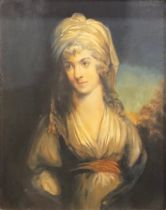 Carl Fredrick Von Breda, after, A Portrait of Diana Langton, Mrs Robert Uvedale, oil on canvas, 50.