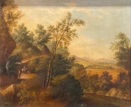 Continental School (19th century) Sublime Landscape oil on canvas, 59cm x 72cm