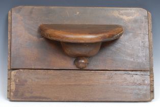 Interior Decoration and Architectural Salvage - a 19th century scumbled chapel seat or misericord,