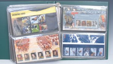 Stamps - QEII presentation pack collection 2005 - 2008, appears complete