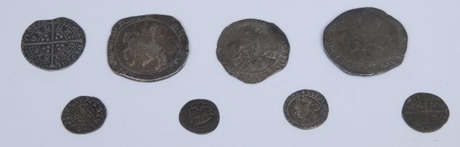 English hammered coins – Penny Henry III short cross with cross crosslets between the arms, VF;