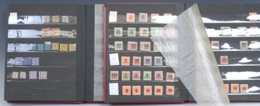 Stamps - two German stock books, early material including States, Bavaria, officials, Bergedorf,