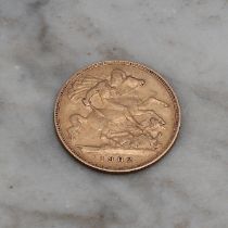 Coins - An Edward VII gold half sovereign, 1902, George and the Dragon to verso