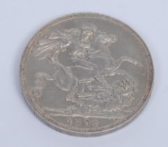 UK silver coin – Crown 1902, AEF (1)