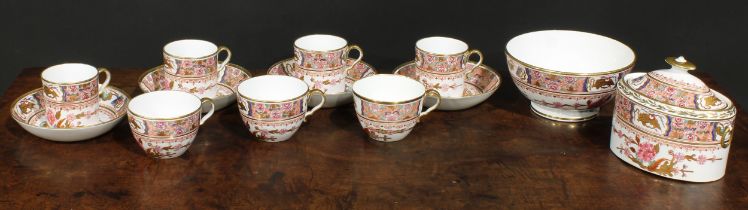 A Josiah Spode II period 868 pattern tea and coffee service, decorated in the Japanese Kakiemon