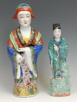 A pair of Chinese figures, Republic period, early 20th century (2)